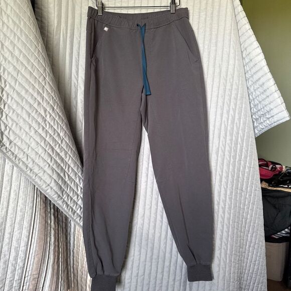 Figs men charcoal tandem jogger scrub pants small regular - Picture 1 of 2